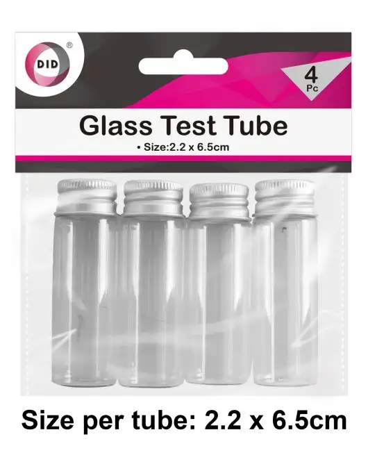4pc Glass Test Tube