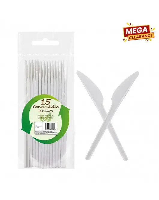 15pc Compostable Knives