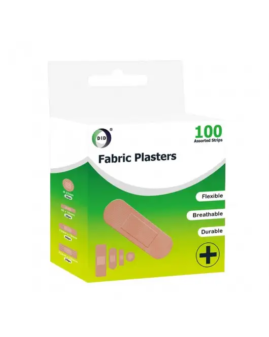 100pc Assorted Fabric Plasters