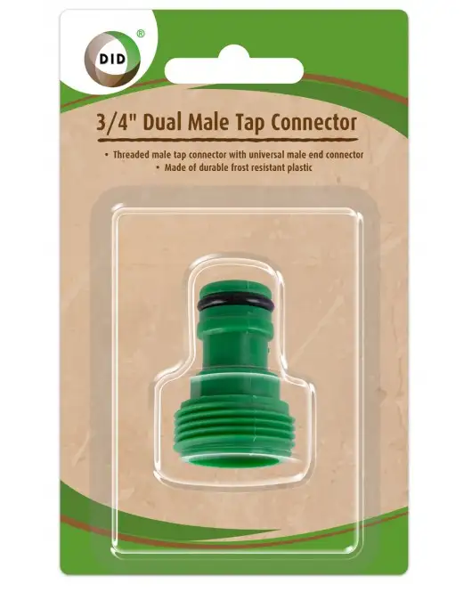 3/4" Dual Male Tap Connector