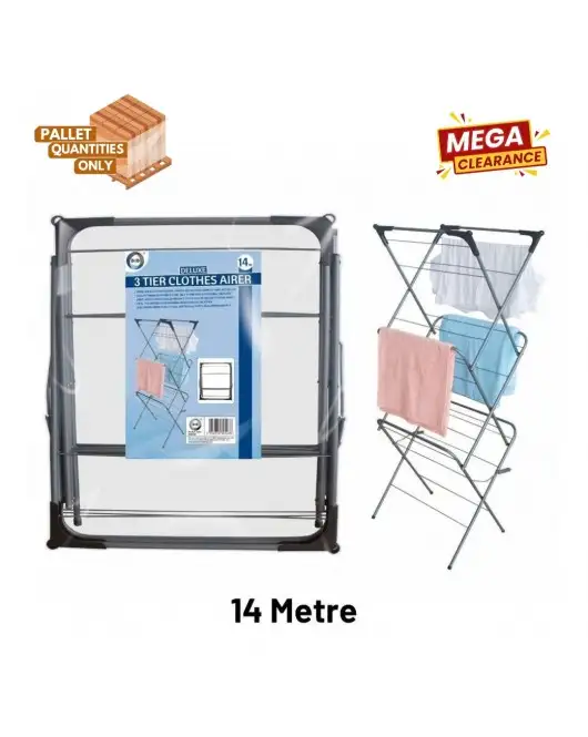 Deluxe 3 Tier Clothes Airer-14M