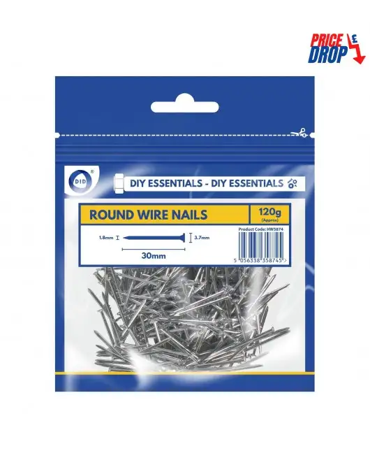 30mm Round Wire Nails