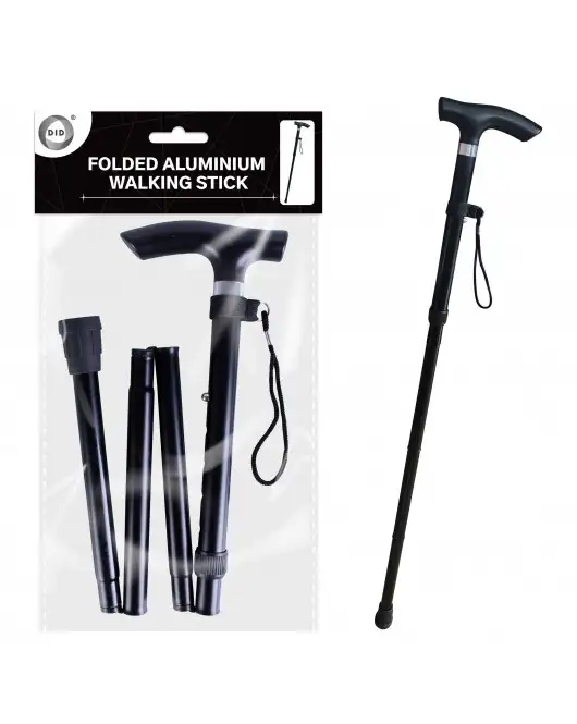 Folded Aluminium Walking Stick